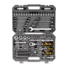 Набор инструментов Denzel, 1/2", 1/4", CrV, S2, пластиковый кейс, 82 предмета 15809 купить в Нижневартовске