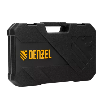 Набор инструментов Denzel, 1/2", 1/4", CrV, S2, пластиковый кейс, 82 предмета 15809 купить в Нижневартовске
