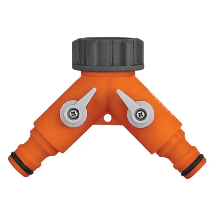 Распределитель пластиковый 2-х канальный  G 3/4"  Кратон 5 01 04 057 купить в Нижневартовске