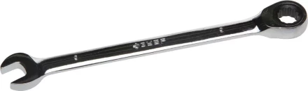 Ключ ЗУБР "ПРОФИ" гаечный комбинированный трещоточный, Cr-V сталь, хромированный, 9мм 27074-09 купить в Нижневартовске