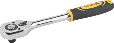 Трещотка для торцовых головок STAYER &quot;PROFI&quot;, Сr-V сталь, 45 зубцов, 1/2&quot; 27786-1/2 купить в Нижневартовске