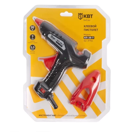 Пистолет клеевой КВТ КП-20-7 20 Вт, стержня 7 мм (87964) купить в Нижневартовске
