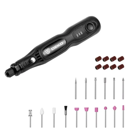 Гравер аккумуляторный DEKO DKRT3.6-Li SET, 063-1400 купить в Нижневартовске