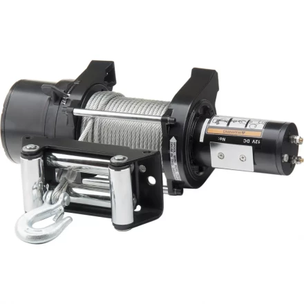 Лебедка автомобильная электрическая LB- 4000, 4,5 т, 3,7 кВт, 12 В  DENZEL 52026 купить в Нижневартовске