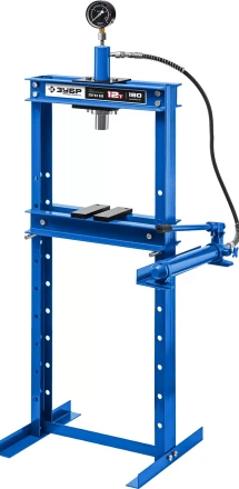 ЗУБР ПГН-12, 12 т, гидравлический пресс с гидронасосом и манометром, Профессионал (43072-12) купить в Нижневартовске