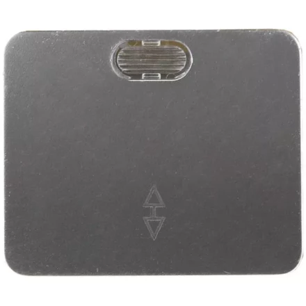 Выключатель СВЕТОЗАР "ГАММА" проходной, с подсветкой, одноклав., без вставки и рамки, цвет светло-серый металлик, 10A SV-54138-SM купить в Нижневартовске