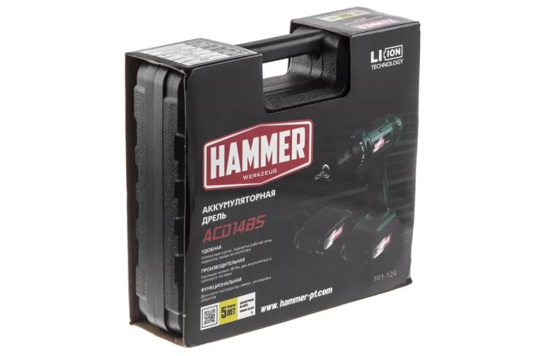 Дрель аккумуляторная HAMMER ACD14BS купить в Нижневартовске