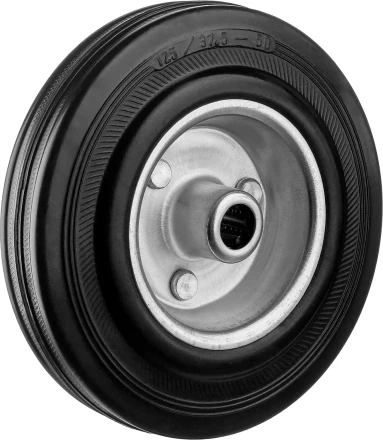 ЗУБР d 125 мм, г/п 100 кг, игольчатый подшипник, резина/металл, колесо, Профессионал (30936-125) купить в Нижневартовске