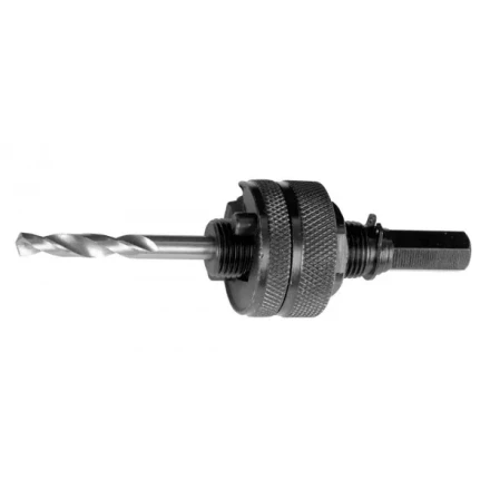 ЗУБР "ЭКСПЕРТ". Державка  для биметаллических коронок, жесткие штифты, прижимная муфта, шестигранный хвостовик, d 32-152мм 29532_z01 купить в Нижневартовске