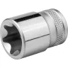 Торцовая головка KRAFTOOL "INDUSTRIE QUALITAT", Cr-V, внешний TORX, хромосатинированная, 1/2", Е 20 27810-20_z01 купить в Нижневартовске