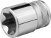 Торцовая головка KRAFTOOL &quot;INDUSTRIE QUALITAT&quot;, Cr-V, внешний TORX, хромосатинированная, 1/2&quot;, Е 20 27810-20_z01 купить в Нижневартовске