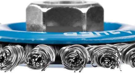 ЗУБР &quot;ПРОФЕССИОНАЛ&quot;. Щетка дисковая для УШМ, плетеные пучки стальной проволоки 0,5мм, 100ммхМ14 35192-100_z02 купить в Нижневартовске