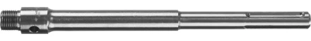 Державка ЗУБР "МАСТЕР" для бур. коронки с хвостовиком SDS MAX. L-300мм,резьба М22,конусное крепление центрир сверла 29188-300 купить в Нижневартовске