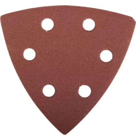 Треугольник шлифовальный ЗУБР "МАСТЕР" универсальный на велкро основе, 6 отверстий, Р320, 93х93х93мм, 5шт 35583-320 купить в Нижневартовске