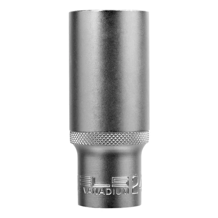 Головка торцевая удлиненная, 24 мм, шестигранная, CrV, под квадрат 1/2 Stels 13883 купить в Нижневартовске