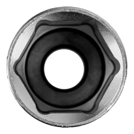 Головка торцевая удлиненная, 24 мм, шестигранная, CrV, под квадрат 1/2 Stels 13883 купить в Нижневартовске