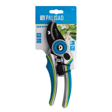 Секатор с наковальней Palisad, 205 мм, регулировка захвата, алюминиевые рукоятки, Luxe 60475 купить в Нижневартовске