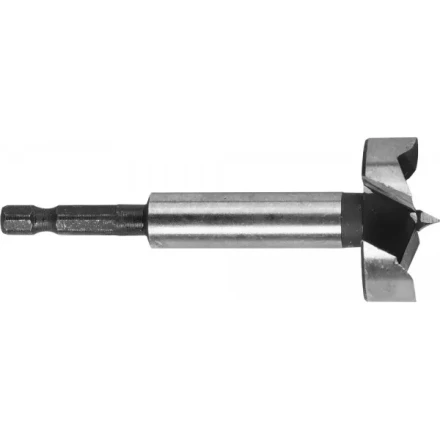 ЗУБР "ЭКСПЕРТ". Сверло Форстнера по дереву, шестигранный хвостовик 1/4", 32мм 29993-32 купить в Нижневартовске