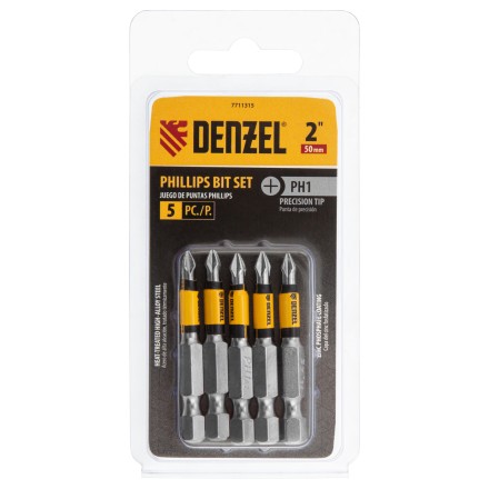 Бита PH1x50, 5 шт. Denzel 7711315 купить в Нижневартовске