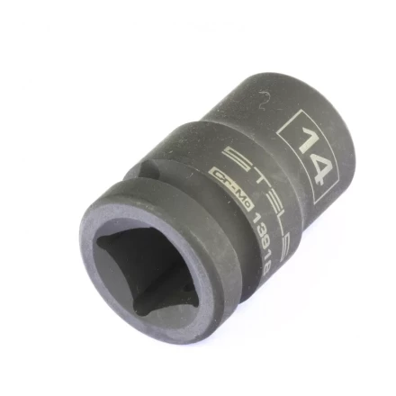 Головка ударная шестигранная 14 мм 1/2" CrMo  Stels 13918 купить в Нижневартовске