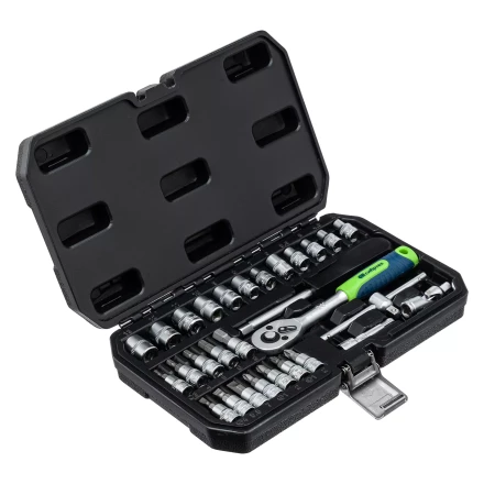 Набор инструментов Сибртех 13392, 1/4", пластиковый кейс, 29 предметов купить в Нижневартовске