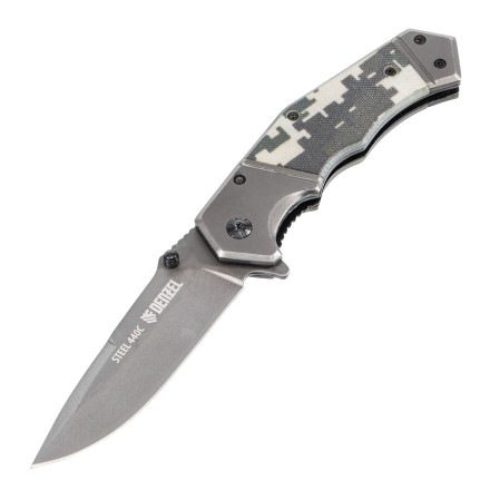 Нож складной Denzel 79209, многоцелевой, системы Liner-Lock, с накладкой G10 на эргономичной рукоятке купить в Нижневартовске