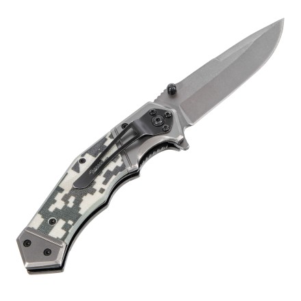 Нож складной Denzel 79209, многоцелевой, системы Liner-Lock, с накладкой G10 на эргономичной рукоятке купить в Нижневартовске