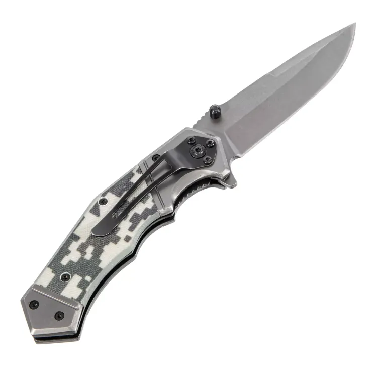 Нож складной Denzel 79209, многоцелевой, системы Liner-Lock, с накладкой G10 на эргономичной рукоятке купить в Нижневартовске