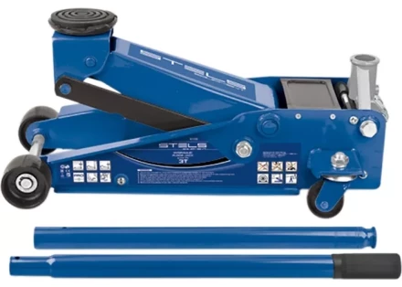 Домкрат гидравлический подкатной быстрый подъем 3т QUICK LIFT 130-465 мм проф STELS 51133 купить в Нижневартовске