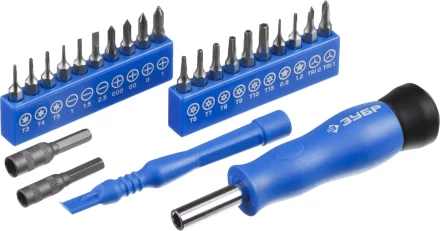 Набор ЗУБР "ПРОФЕССИОНАЛ": Отвертки  для точных работ, 24предм 25648-H24 купить в Нижневартовске