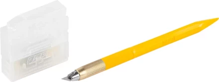 Нож OLFA "Utility Models" перовой дизайнерский, для точных работ, рукоятка с мини шпателем, 5 лезвий, 4мм OL-AK-5 купить в Нижневартовске