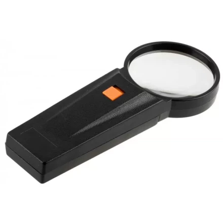 Лупа STAYER "STANDARD" с подсветкой, 4 кратное увеличение, диаметр линзы - 65мм 40522-65 купить в Нижневартовске