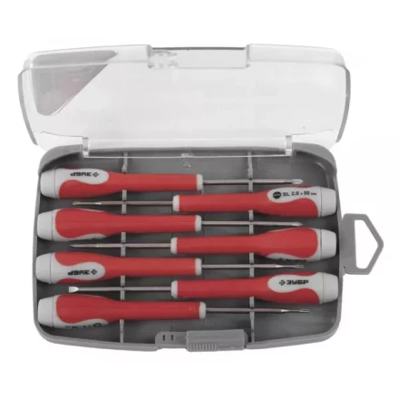 ЗУБР "МАСТЕР". Набор: Отвертки для точных работ 25648-H7 купить в Нижневартовске