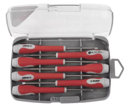 ЗУБР "МАСТЕР". Набор: Отвертки для точных работ 25648-H7 купить в Нижневартовске