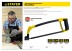 Ножовка по металлу STAYER MS350-BLACK-Max, металлическая обрезиненная рукоятка, натяжение 70 кг, 300 мм 15775 купить в Нижневартовске