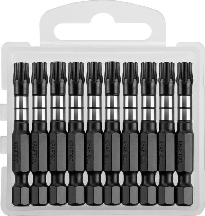 Биты для ударных шуруповертов KRAFTOOL Impact Pro TX 26195-30-50-S10 купить в Нижневартовске