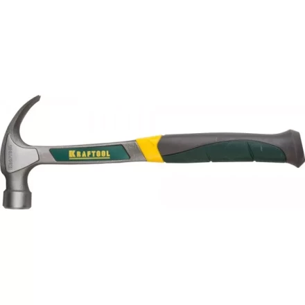 Молоток-гвоздодер, KRAFTOOL 20270, цельнометаллический, 560г 20270 купить в Нижневартовске