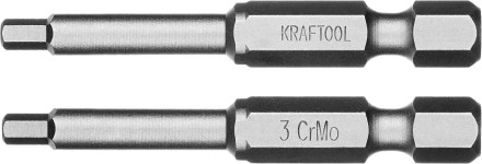 Биты KRAFTOOL X-Drive HEX Оберон 26127-3-50-2 купить в Нижневартовске