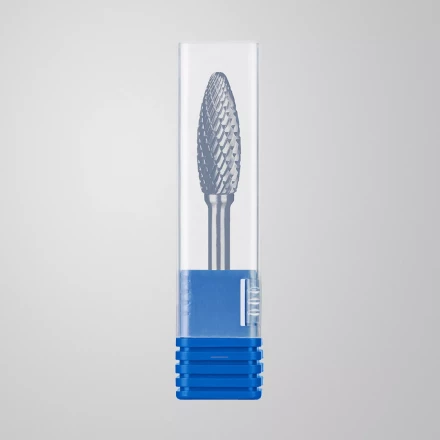 Зубр Твердосплавная борфреза H - пламя, 12 х 32 мм, радиус 2.5 мм (28807-12-32) купить в Нижневартовске