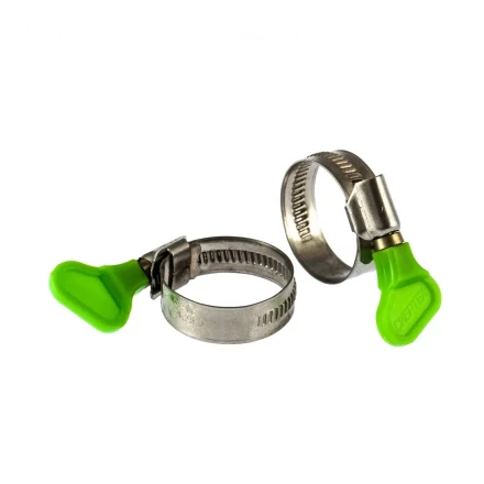 Хомуты металлические червячные 20-35 мм ширина 12 мм W4 с ключом 2 шт Сибртех 476523 купить в Нижневартовске