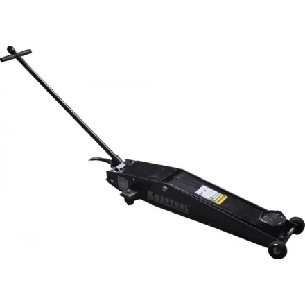 Домкрат KRAFTOOL "INDUSTRIE" гидравлический, подкатной, удлиненный, 2т, 140-800мм 43455-2 купить в Нижневартовске