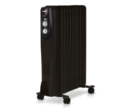Маслянный радиатор обогреватель электрический BALLU Classic black BOH/CL-11BRN 2200 купить в Нижневартовске