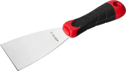 Шпатель ЗУБР "МАСТЕР", профилированное нержавеющее полотно, 2к ручка, 60мм 10072-06 купить в Нижневартовске