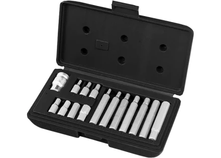 Набор бит HEX, хвостовик-шестигранник 1/2'', CrV,10 мм, 15 предм  STELS 11313 купить в Нижневартовске