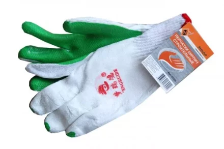 Перчатки строительные Кирпич Энкор 1/10 63206 купить в Нижневартовске