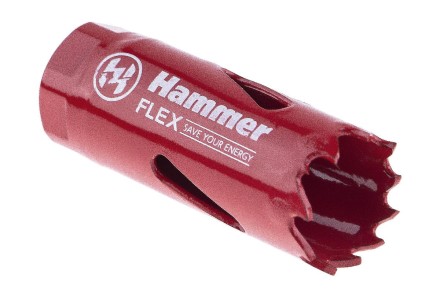 Коронка биметаллическая HAMMER Ф20х38мм 1/2&quot; BiMETALL (224-002) купить в Нижневартовске
