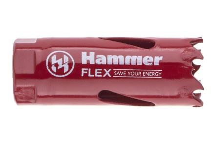 Коронка биметаллическая HAMMER Ф20х38мм 1/2&quot; BiMETALL (224-002) купить в Нижневартовске