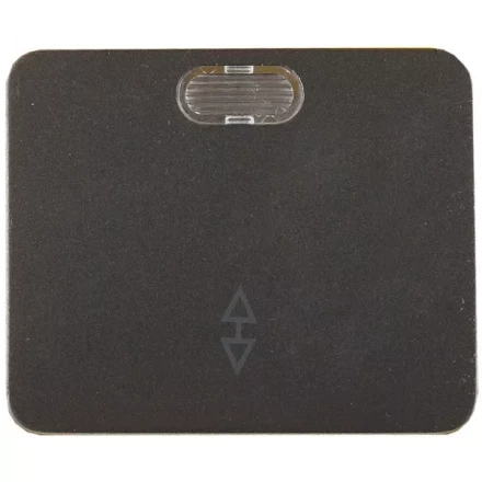 Выключатель СВЕТОЗАР "ГАММА" проходной, с подсветкой, одноклавишный, без вставки и рамки, цвет темно-серый металлик, 10A SV-54138-DM купить в Нижневартовске