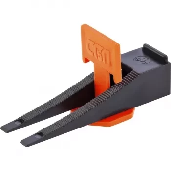 Система выравнивания плитки СВП. Комплект - зажим - клин 40/40 штук (пакет ПЭНД) СИБРТЕХ 88060 купить в Нижневартовске