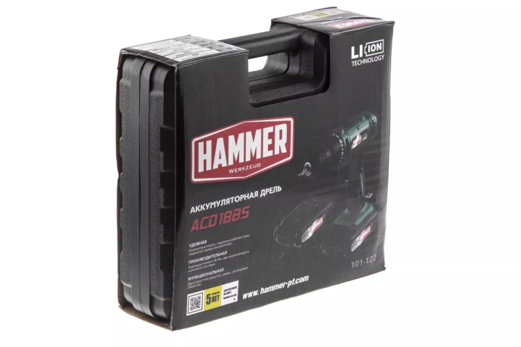 Дрель аккумуляторная HAMMER ACD18BS купить в Нижневартовске